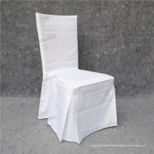 Atacado casamento branco Ruffle cadeira cobrir (YC-858-03)